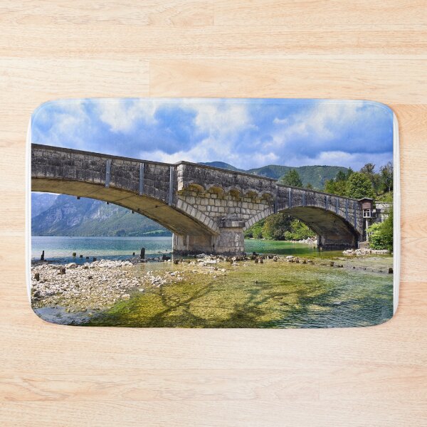 Item preview, Old stone bridge in Ribcev Laz,Bohinj Lake, Slovenia designed and sold by goceris.