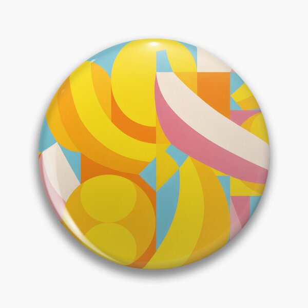 Item preview, Abstract Geometric Banana Art Print | Mid Century Concrete Art Poster | Avant Garde Fruit Pattern Canvas designed and sold by SergioMiklos.