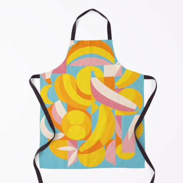 Item preview, Abstract Geometric Banana Art Print | Mid Century Concrete Art Poster | Avant Garde Fruit Pattern Canvas designed and sold by SergioMiklos.