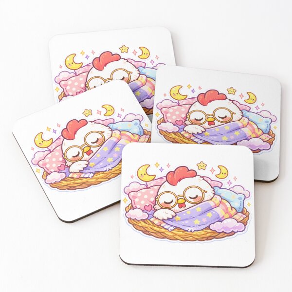 Item preview, Sleepy Chicken Cozy Bedtime Kawaii Chicken designed and sold by Chill Chicken Studio.