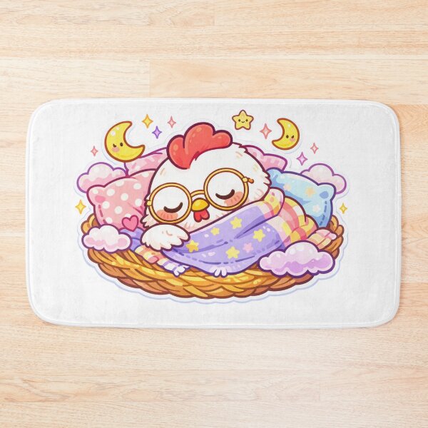 Item preview, Sleepy Chicken Cozy Bedtime Kawaii Chicken designed and sold by Chill Chicken Studio.
