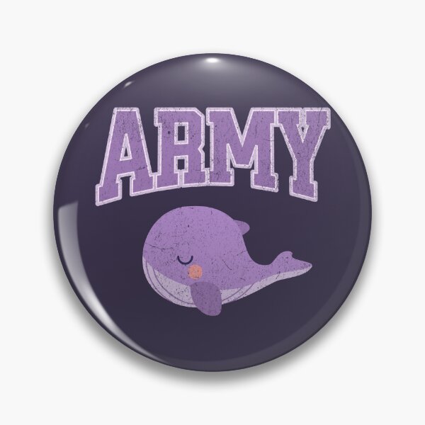 Item preview, BTS army whale varsity grunge designed and sold by Morcawork.
