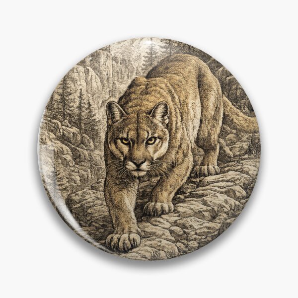 Item preview, Shadow of the Mountain (Mountain Lion) designed and sold by KrungiT Design .