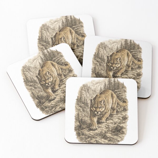 Item preview, Shadow of the Mountain (Mountain Lion) designed and sold by KrungiT Design .