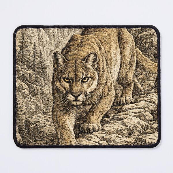 Item preview, Shadow of the Mountain (Mountain Lion) designed and sold by KrungiT Design .