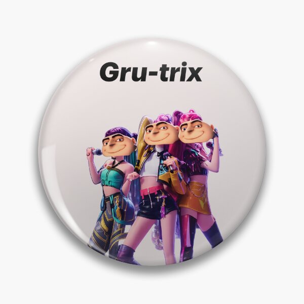 Item preview, Funny Villain Idol Trio | Original Neon Pop Parody Sticker designed and sold by flowerpower999.