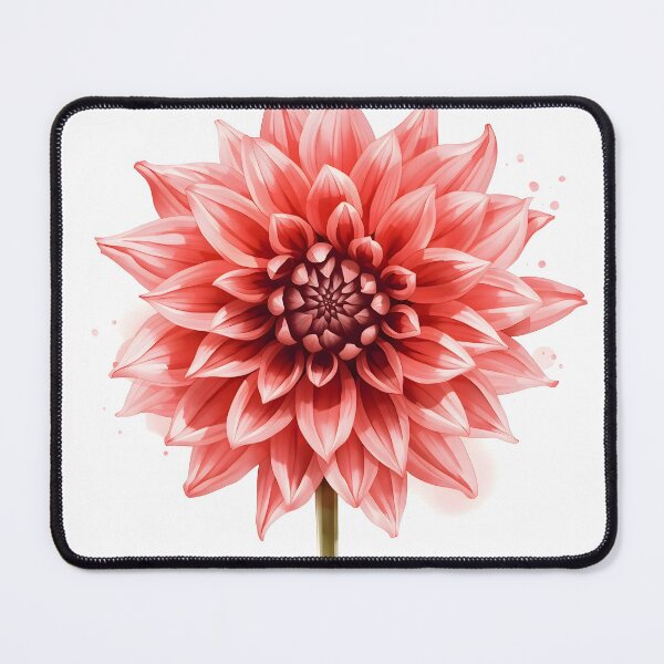Item preview, Dahlia Watercolor Painting designed and sold by RawNaturePrints.