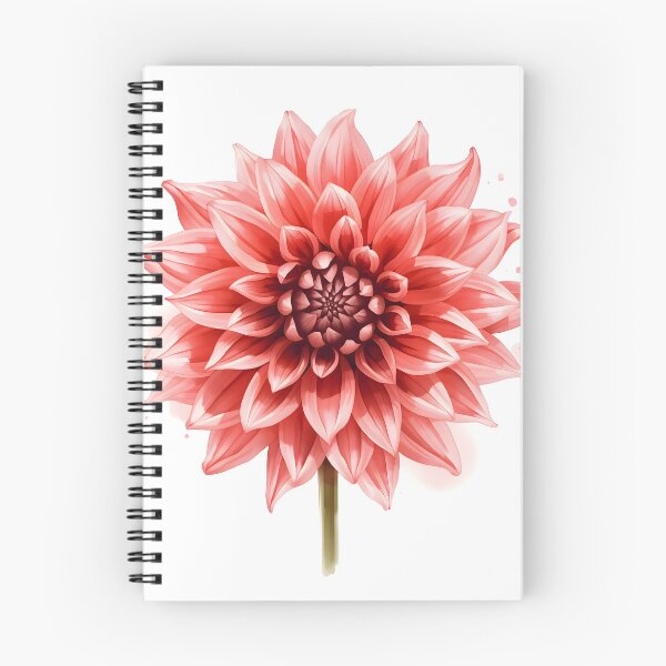 Item preview, Dahlia Watercolor Painting designed and sold by RawNaturePrints.