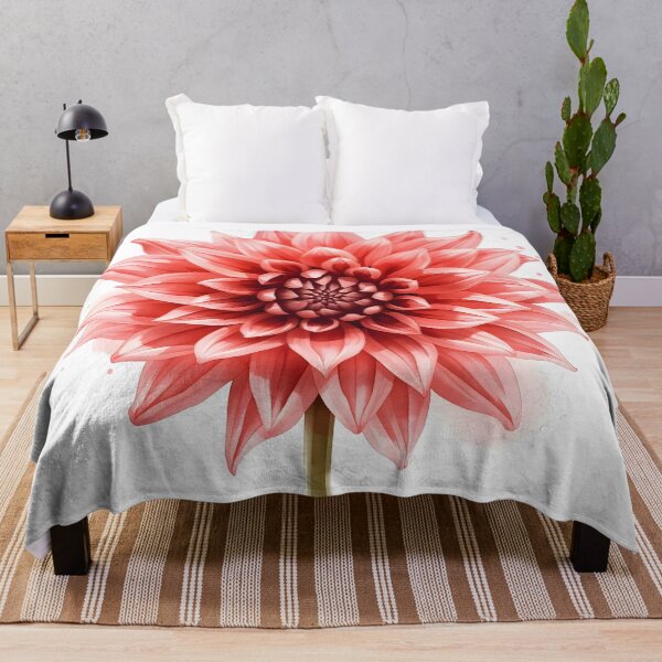 Item preview, Dahlia Watercolor Painting designed and sold by RawNaturePrints.
