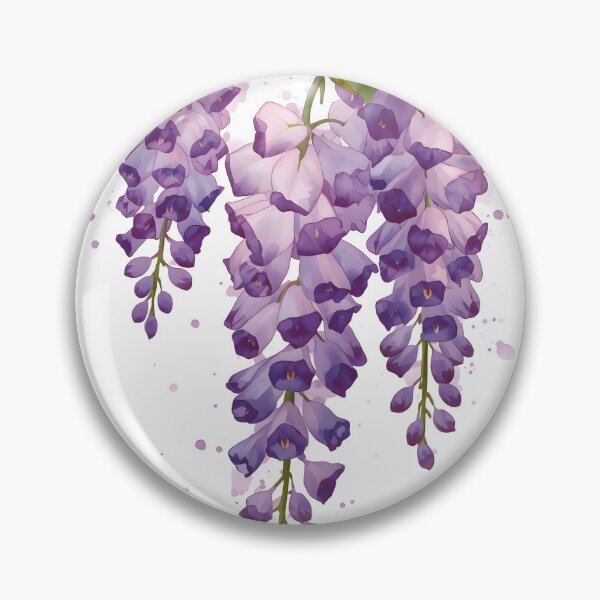 Item preview, Wisteria Watercolor Painting designed and sold by RawNaturePrints.