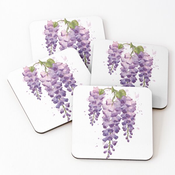 Item preview, Wisteria Watercolor Painting designed and sold by RawNaturePrints.