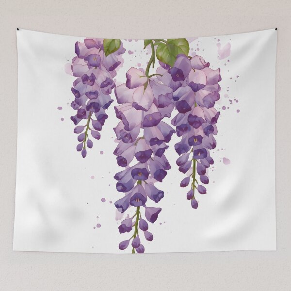 Item preview, Wisteria Watercolor Painting designed and sold by RawNaturePrints.