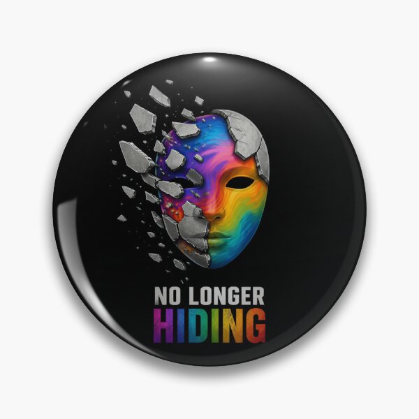 Item preview, No Longer Hiding LGBTQ Pride Design designed and sold by Symphatee.