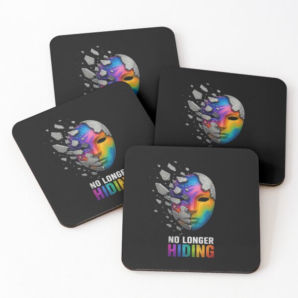 Item preview, No Longer Hiding LGBTQ Pride Design designed and sold by Symphatee.