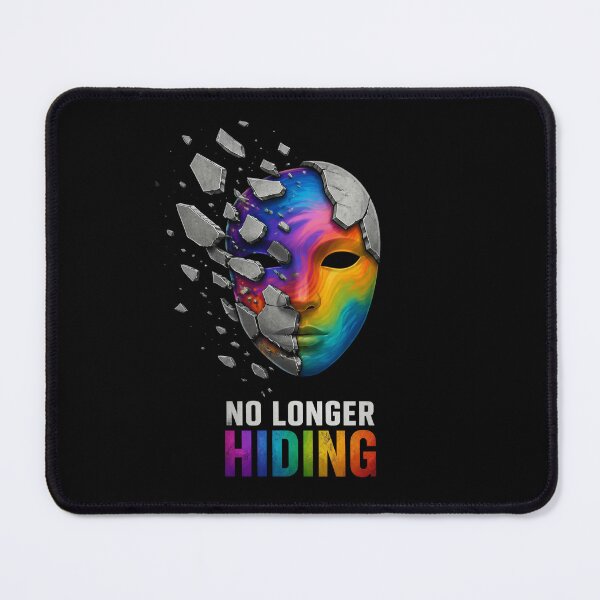 Item preview, No Longer Hiding LGBTQ Pride Design designed and sold by Symphatee.