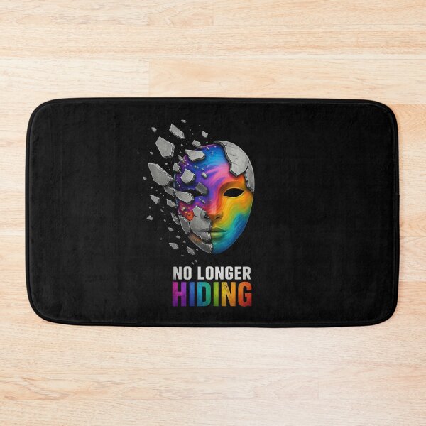 Item preview, No Longer Hiding LGBTQ Pride Design designed and sold by Symphatee.