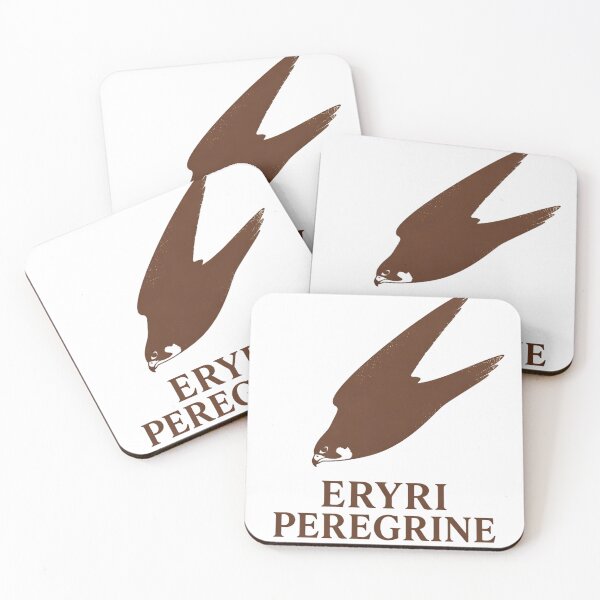 Item preview, Reloj Eryri Peregrine: Gráfico vintage de halcón peregrino en la vida silvestre. designed and sold by Barcud Designs.