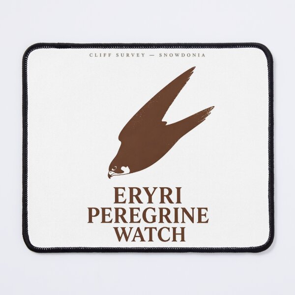 Item preview,  Eryri Peregrine Watch –-Vintage Peregrine Falcon Wildlife Graphic designed and sold by Barcud Designs.