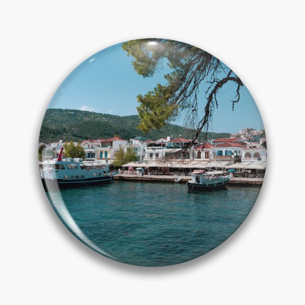 Item preview, Skiathos Old Port Reflection designed and sold by hawkie.