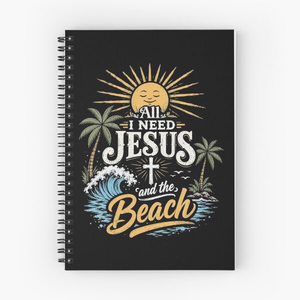 Item preview, All I Need Jesus and The Beach Funny Christian designed and sold by OlakunleOloroz.