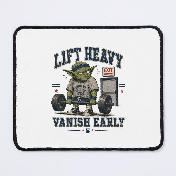 Item preview, Lift Heavy Vanish Early Retro Gym Humor designed and sold by FindYouByZ.