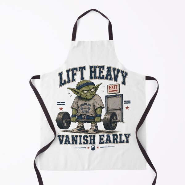 Item preview, Lift Heavy Vanish Early Retro Gym Humor designed and sold by FindYouByZ.