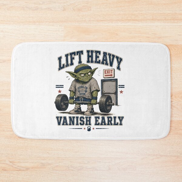 Item preview, Lift Heavy Vanish Early Retro Gym Humor designed and sold by FindYouByZ.