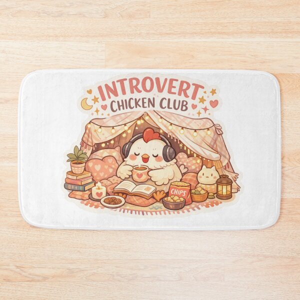 Item preview, Introvert Chicken Club Cozy Cute Introvert Chicken designed and sold by Chill Chicken Studio.
