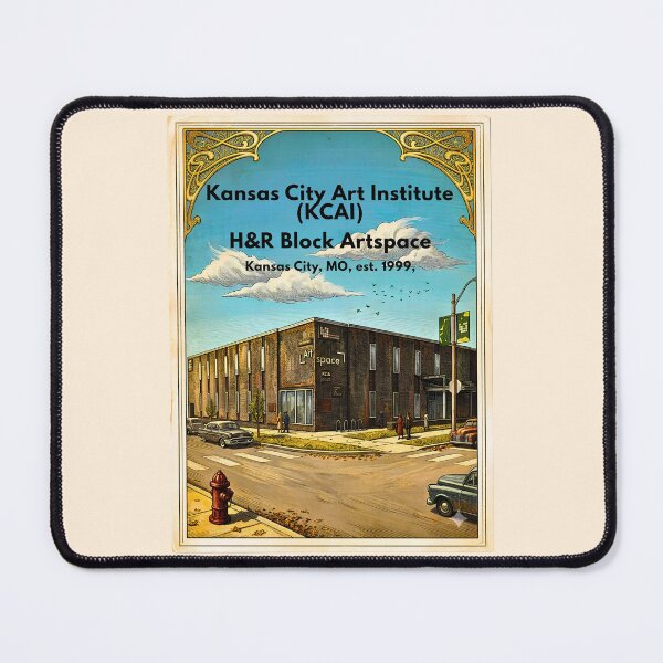 Item preview, Vintage Style Architecture of H&R Block Artspace Kansas City designed and sold by EvergreenPark - Tee Studio.