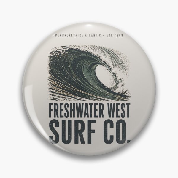 Item preview, Freshwater West Surf Co. - Vintage Atlantic Surf Pembrokeshire Graphic designed and sold by Barcud Designs.