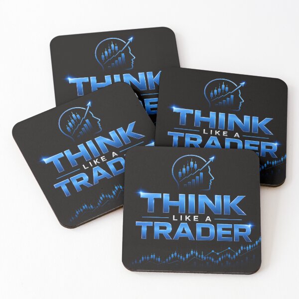 Item preview, Think Like a Trader Forex Trading Motivation Design designed and sold by PipForgeStudio .