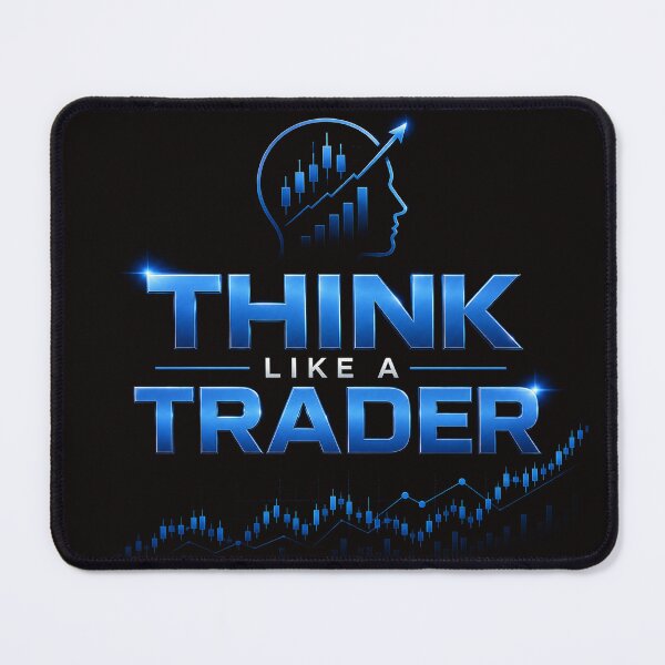 Item preview, Think Like a Trader Forex Trading Motivation Design designed and sold by PipForgeStudio .
