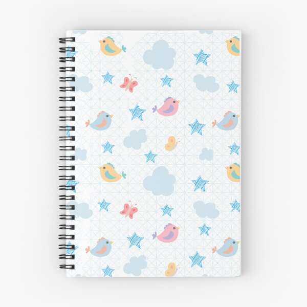 Item preview, Cute Baby Birds Seamless Pattern | Pastel Nursery Birds & Clouds | Kawaii Kids Wallpaper | Whimsical Animal Print designed and sold by Proartyst 's.