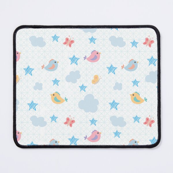 Item preview, Cute Baby Birds Seamless Pattern | Pastel Nursery Birds & Clouds | Kawaii Kids Wallpaper | Whimsical Animal Print designed and sold by Proartyst 's.