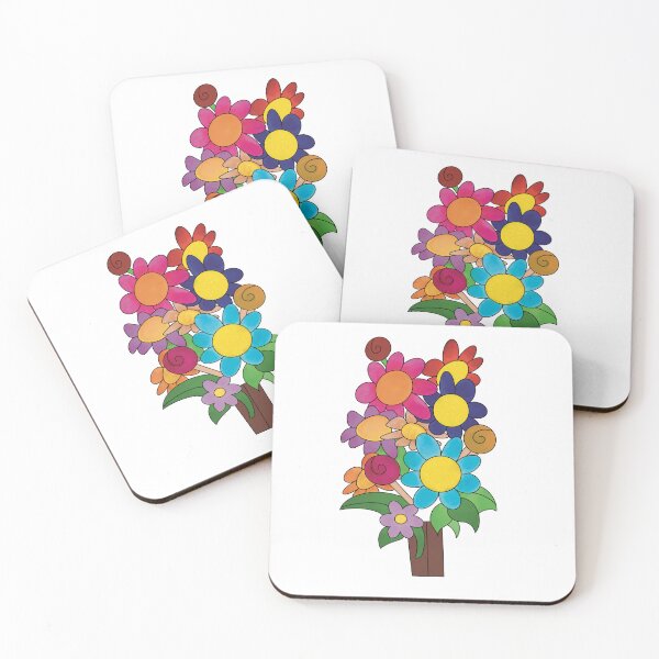 Item preview, Bloom Softly, Shine Boldly | Colorful Floral Vase Painting designed and sold by chuckletuckle.
