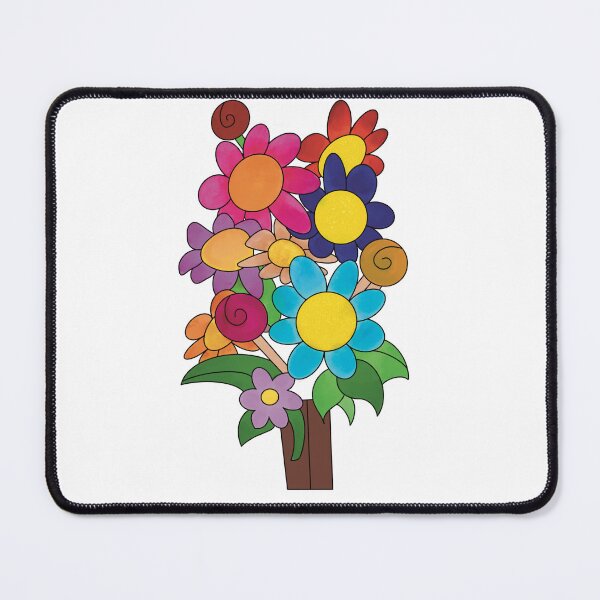 Item preview, Bloom Softly, Shine Boldly | Colorful Floral Vase Painting designed and sold by chuckletuckle.