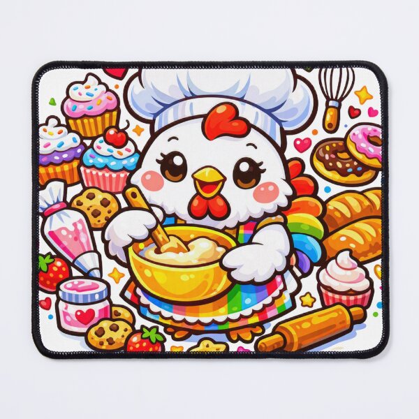 Item preview, Cute Baking Chicken Baker designed and sold by Chill Chicken Studio.