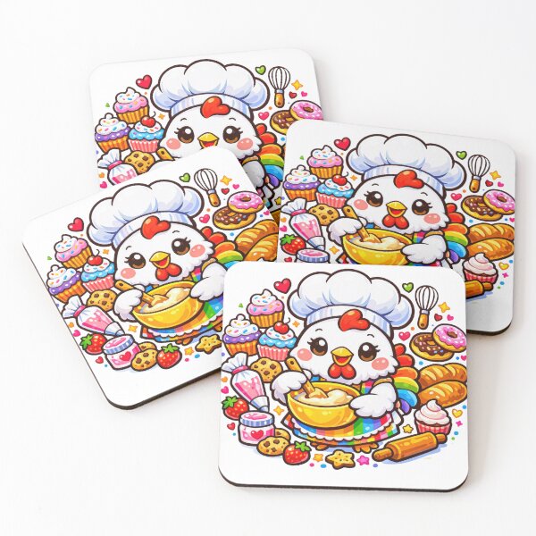 Item preview, Cute Baking Chicken Baker designed and sold by Chill Chicken Studio.