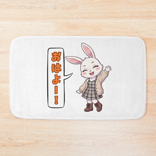 Item preview, Kawaii Good Morning Bunny designed and sold by tigre555.