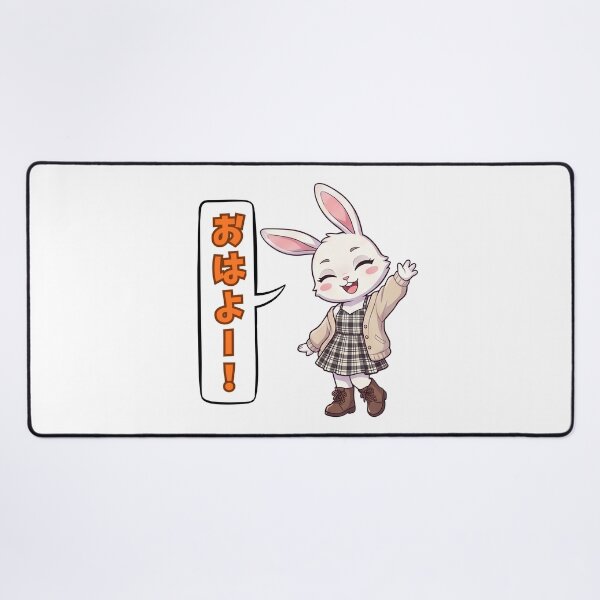 Item preview, Kawaii Good Morning Bunny designed and sold by tigre555.