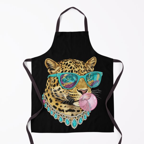 Item preview, Cute Leopard Bubblegum Wearing Sunglasses Wildlife Animal designed and sold by CF_VintageDesign.