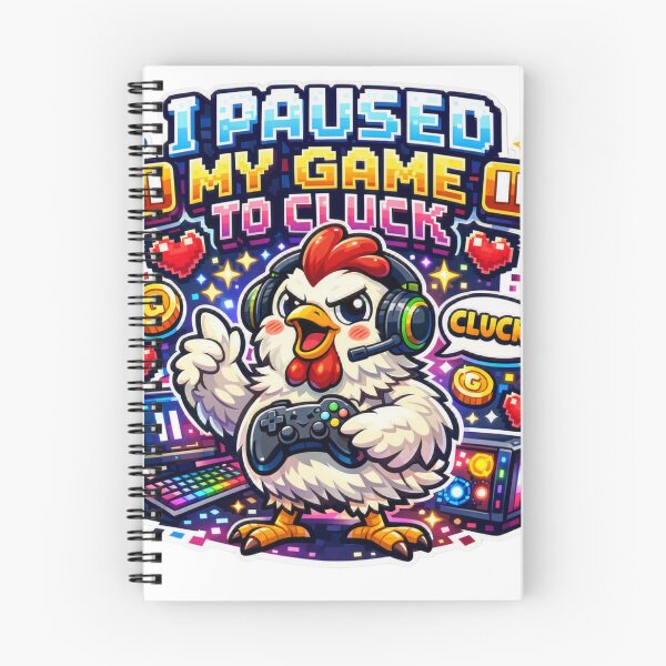Item preview, I Paused My Game To Cluck Funny Chicken Gamer designed and sold by Chill Chicken Studio.