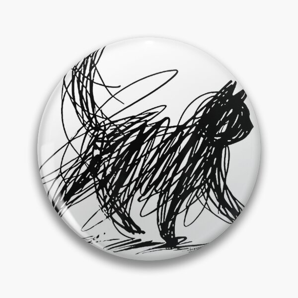 Item preview, Abstract Scribble cat T-Shirt designed and sold by ljat14.