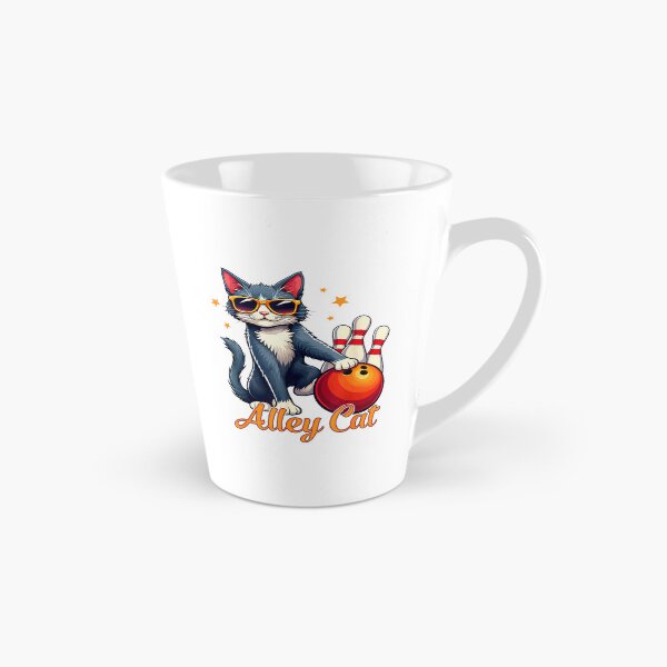 Item preview, Alley a Cat Bowling Player Retro Sunglasses Kitty Sport T-Shirt designed and sold by Cafe18.