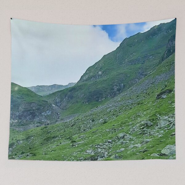 Item preview, Transfagarasan Mountain Slope – Romania Alpine Art designed and sold by MSMPrintDesign.