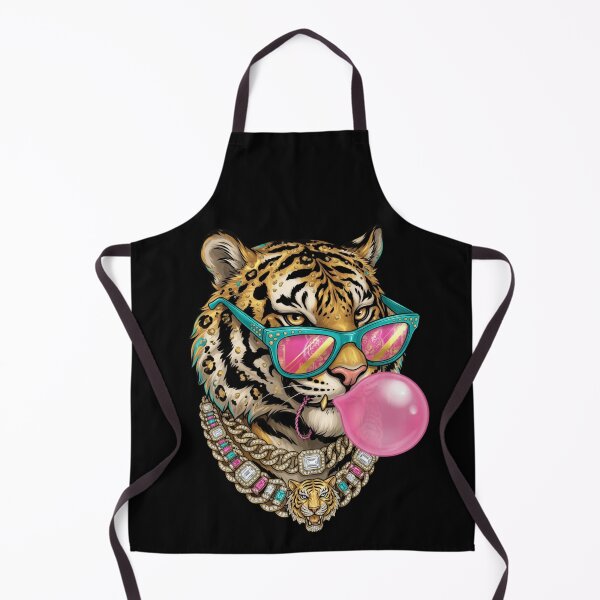 Item preview, Cute Tiger Bubblegum Wearing Sunglasses Wildlife Animal designed and sold by CF_VintageDesign.