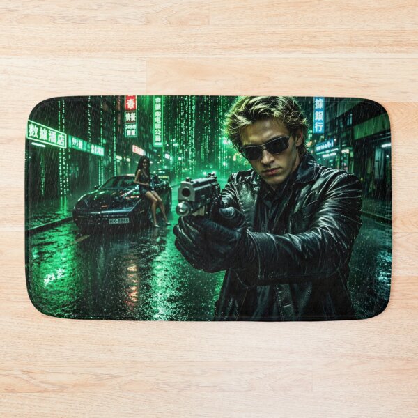 Item preview, Cyberpunk Warrior with Sunglasses designed and sold by Mavila Forge.