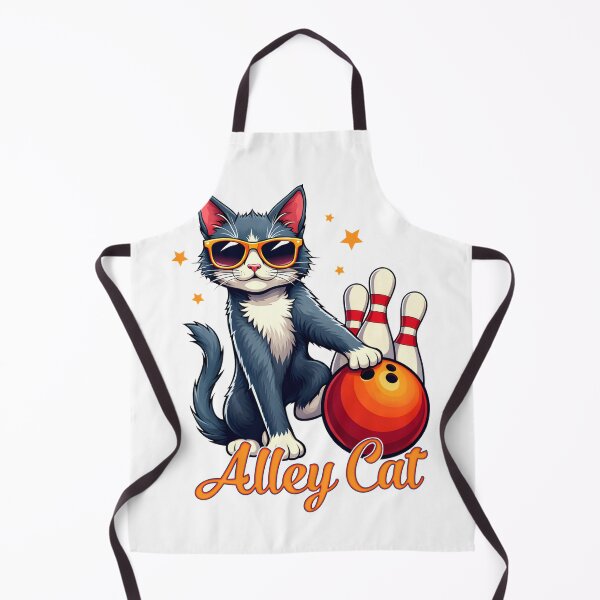 Item preview, Alley a Cat Bowling Player Retro Sunglasses Kitty Sport Long Sleeve T-Shirt designed and sold by dDariaallofthat.