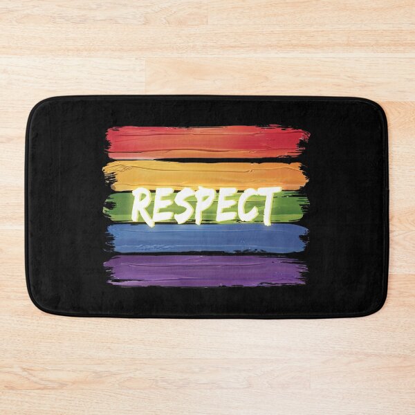 Item preview, Respect Pride Rainbow Brush Stroke designed and sold by Symphatee.