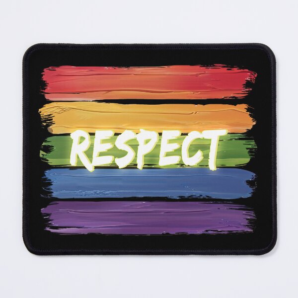 Item preview, Respect Pride Rainbow Brush Stroke designed and sold by Symphatee.